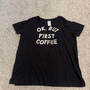 Old Navy Black Maternity (Nursing) T-Shirt